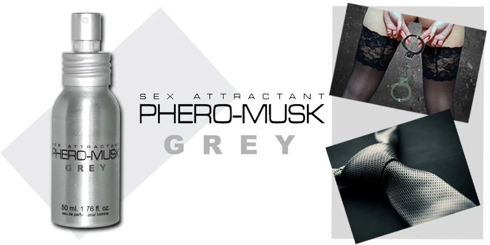 Мужские духи с феромонами Phero-Musk Grey, 50 мл
