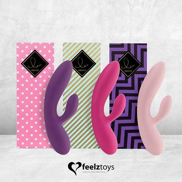 FeelzToys Lea - Wibrator królik, Różowy, 20, 2 cm