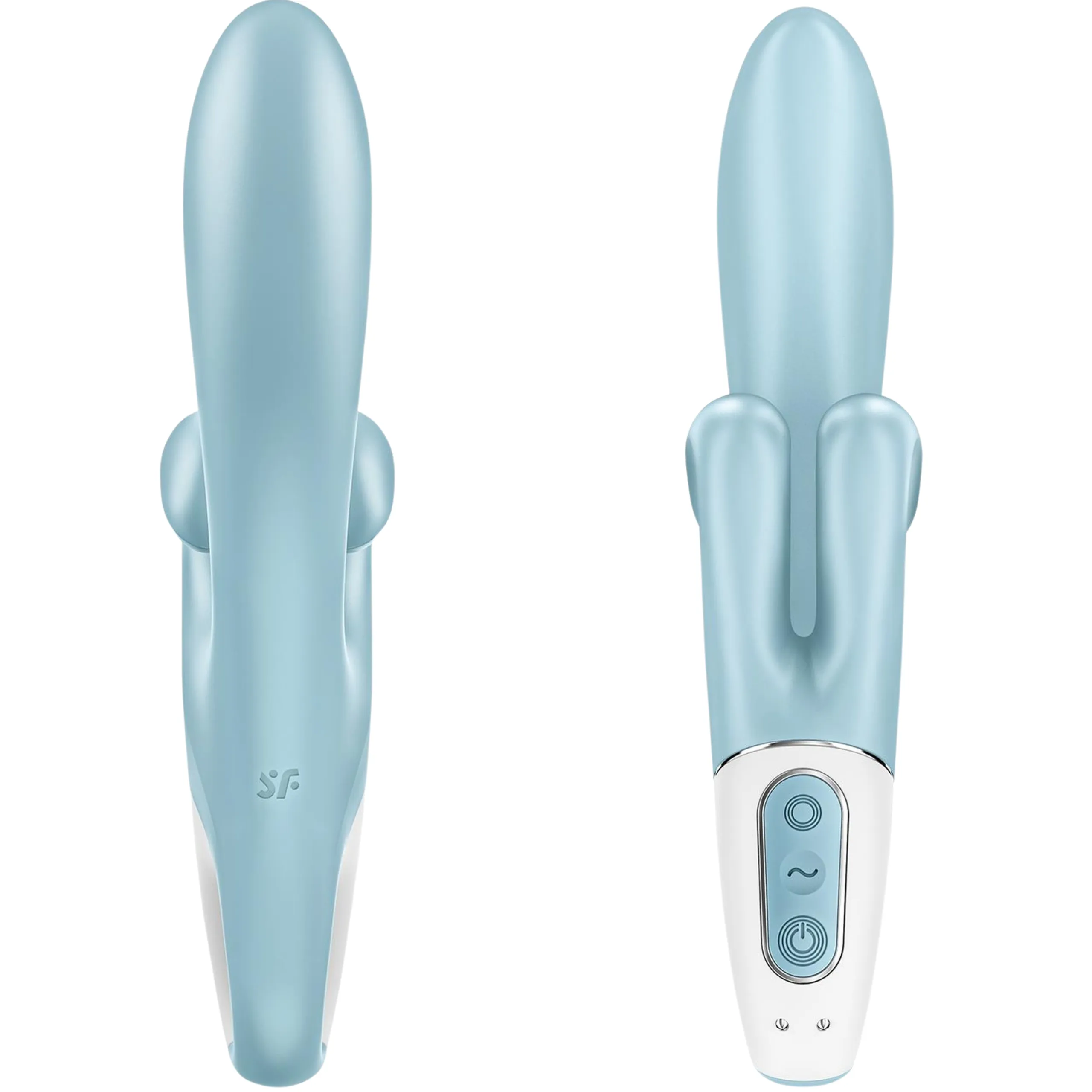Вибратор-кролик Satisfyer Touch Me, 20 см (голубой)