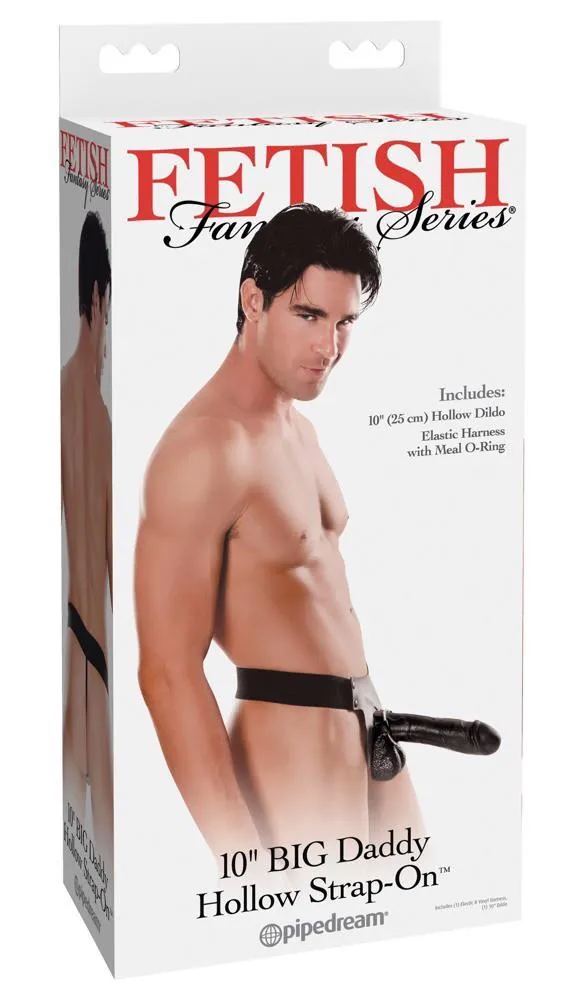 Страпон Fetish Fantasy Series Big Daddy Hollow 10 Strap, 25 см (коричневый)