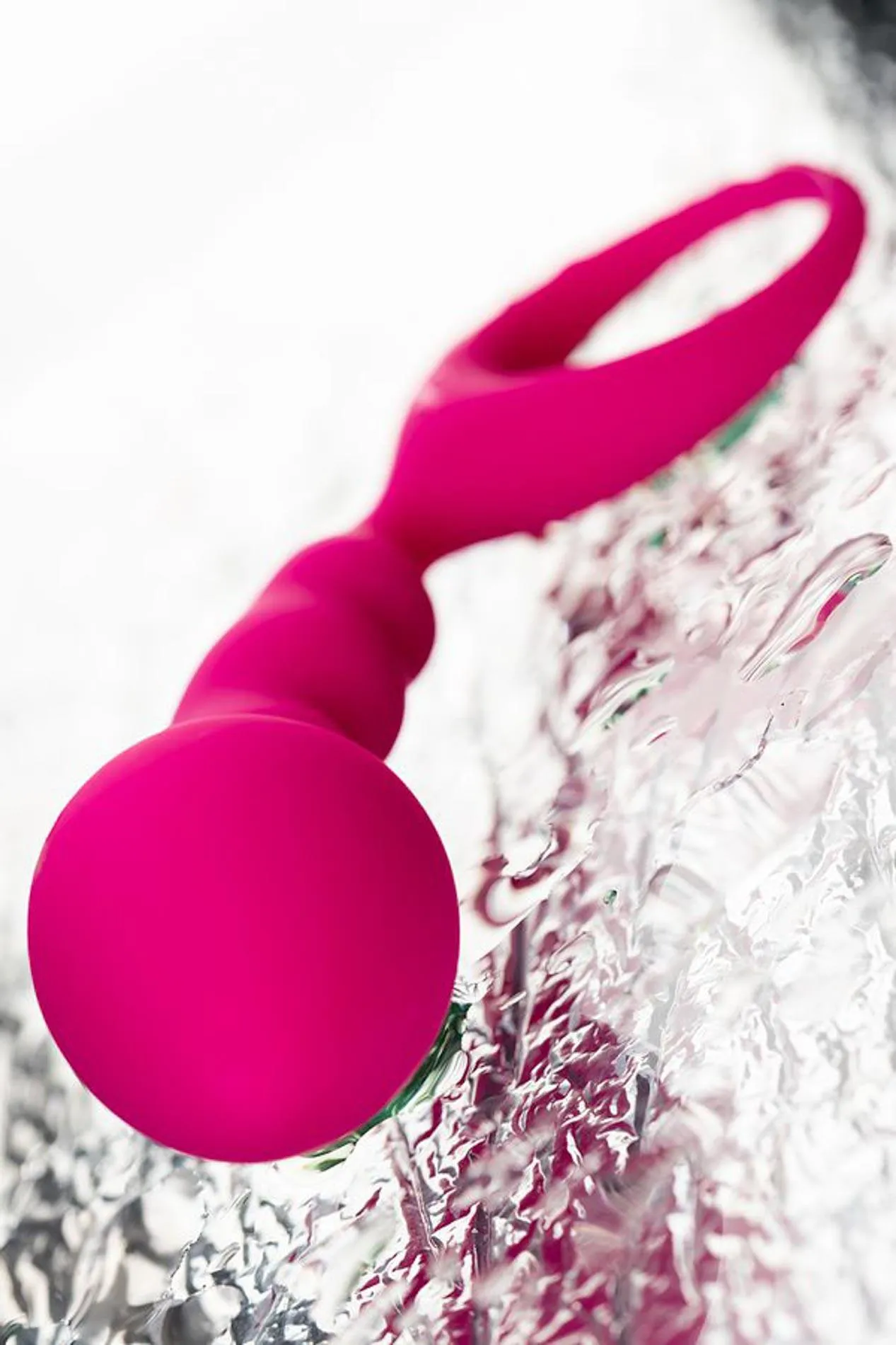 Toyfa Anal Plug Bong - Stymulator analny, Różowy, 12.5 cm