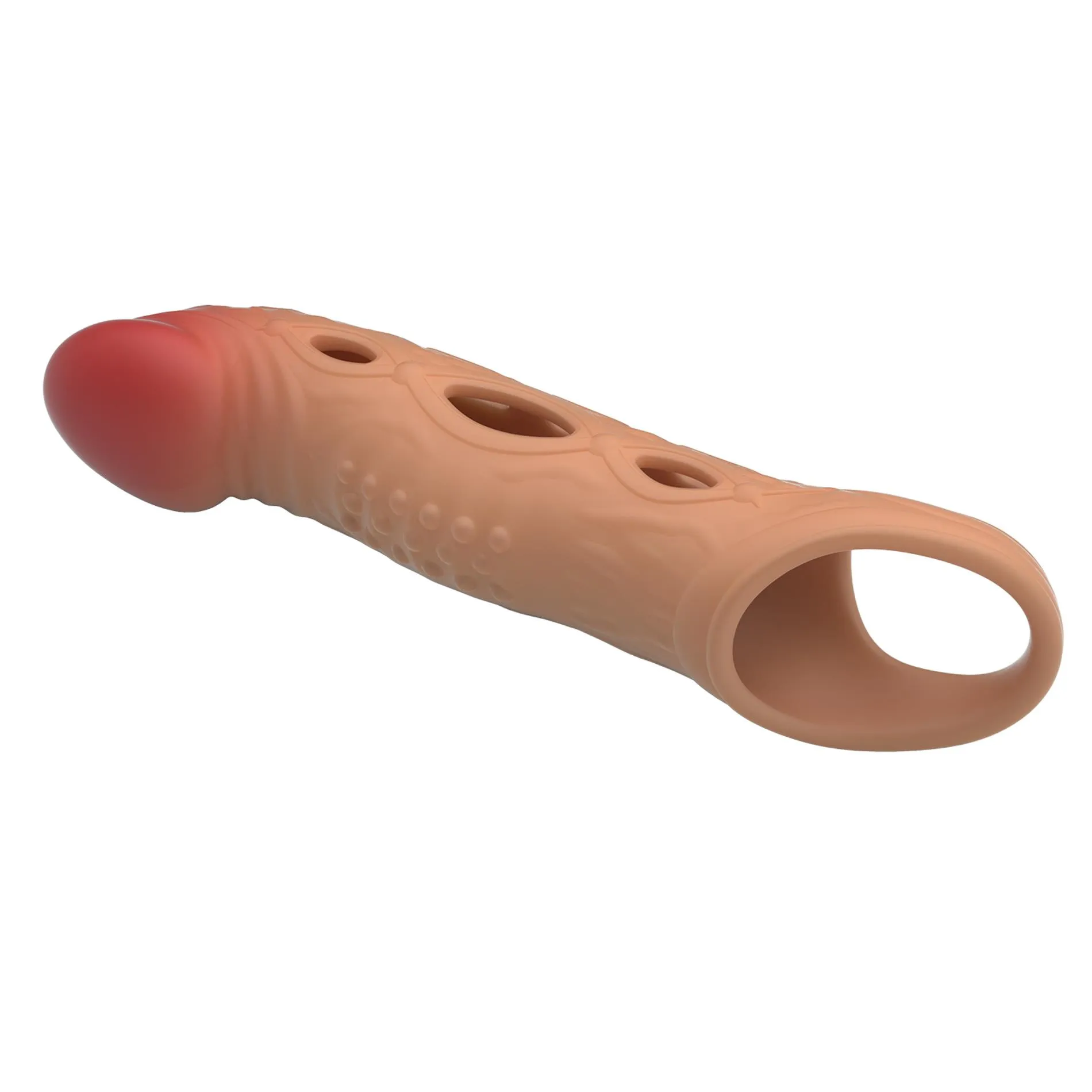Pretty Love Penis Sleeve Brad - Nakładka na penisa, W kolorze cielistym, 21.3 cm