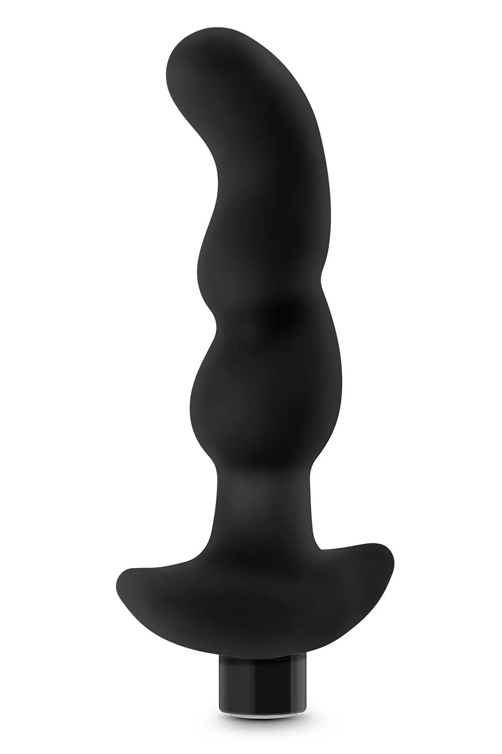 Стимулятор простаты Anal Adventures Platinum Vibrating, 15.2 см (черный)