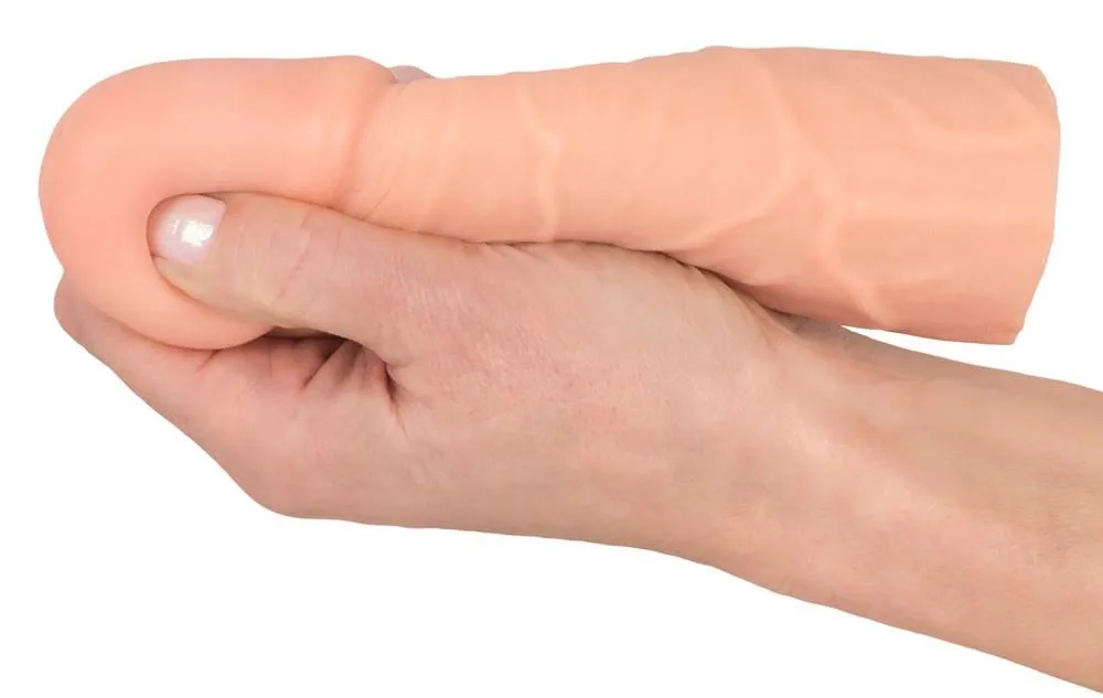 Насадка на пенис Nature Skin Extension Sleeve, 15,5 см (телесный)