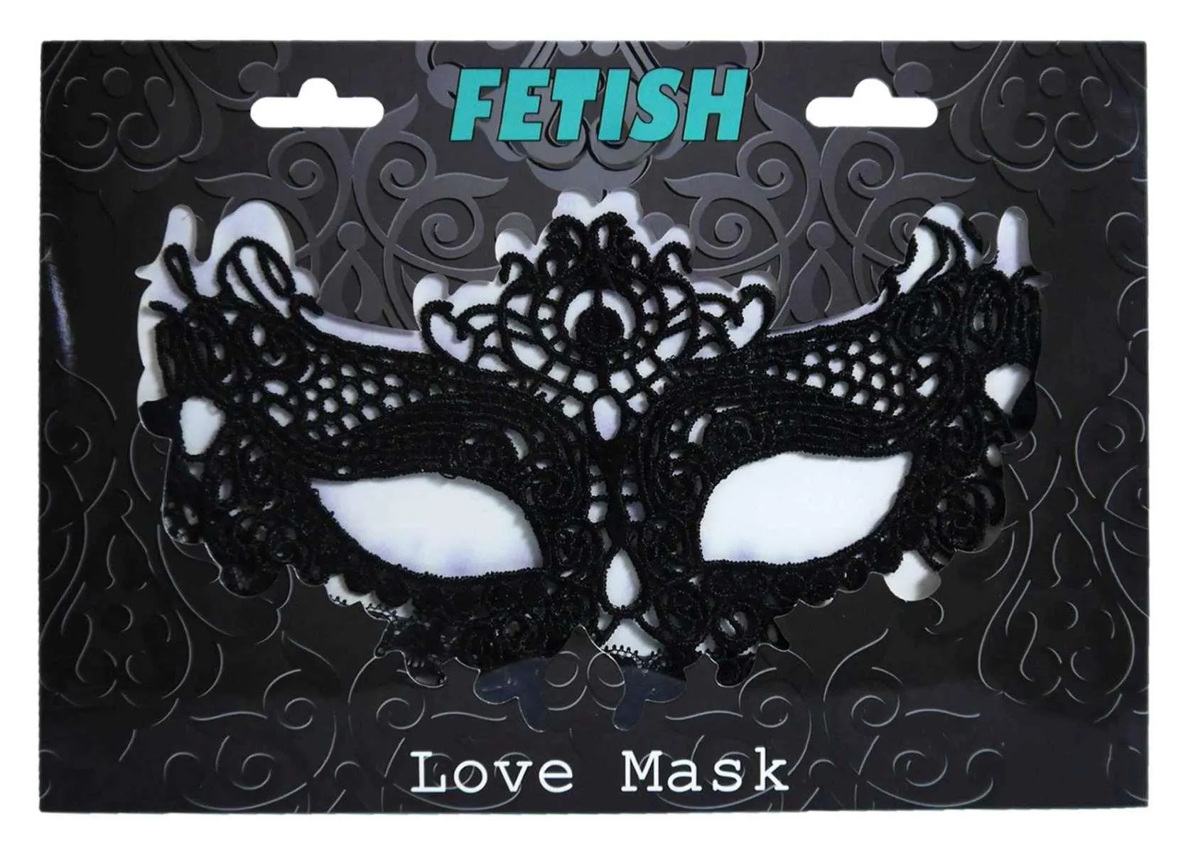 Fetish B - Series Love Mask - Maska, Czarny