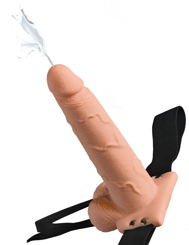 Страпон Pipedream Fetish Fantasy Series 7" Squirting Hollow, 21.6 см (телесный)