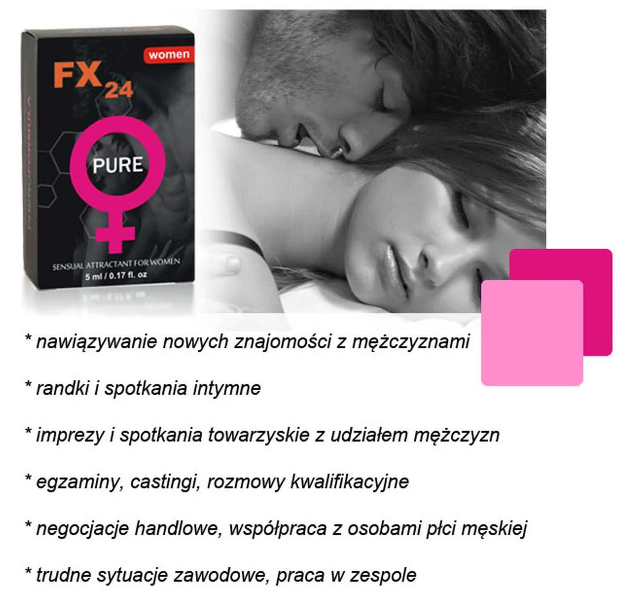 Жіночі парфуми з феромонами FX24 (нейтральний), 5 мл