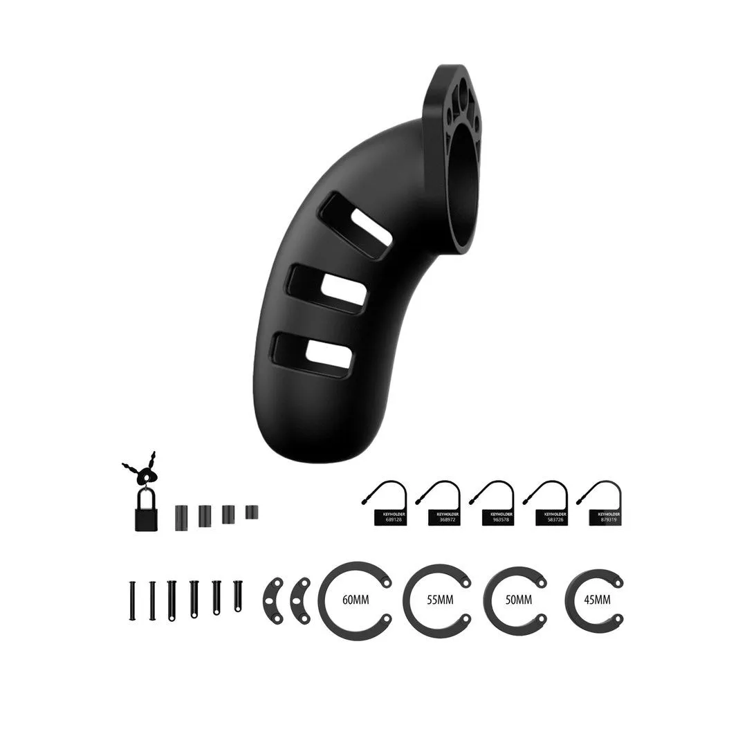 Пояс верности ManCage Model 21 (черный)