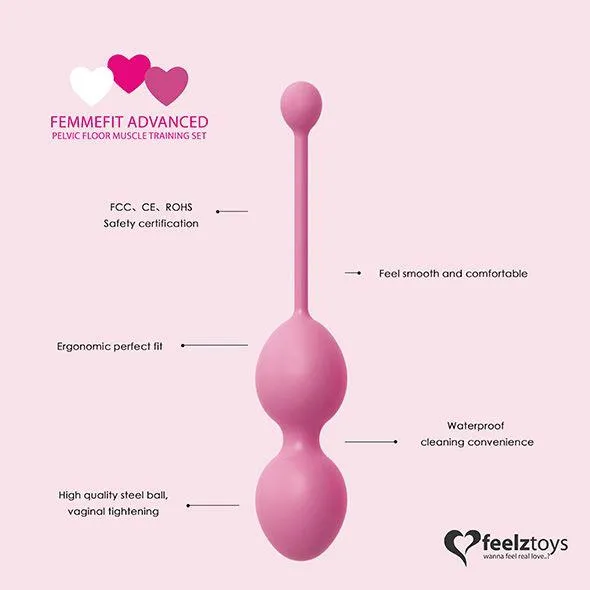 FeelzToys FemmeFit Advanced - Kulki gejszy, Multi, 17, 1 cm