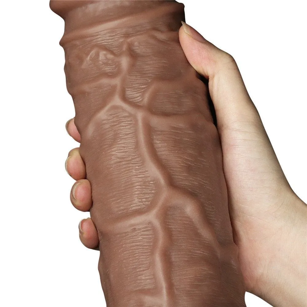 Фалоімітатор LoveToy Realistic Chubby, 26,6 см (тілесний)