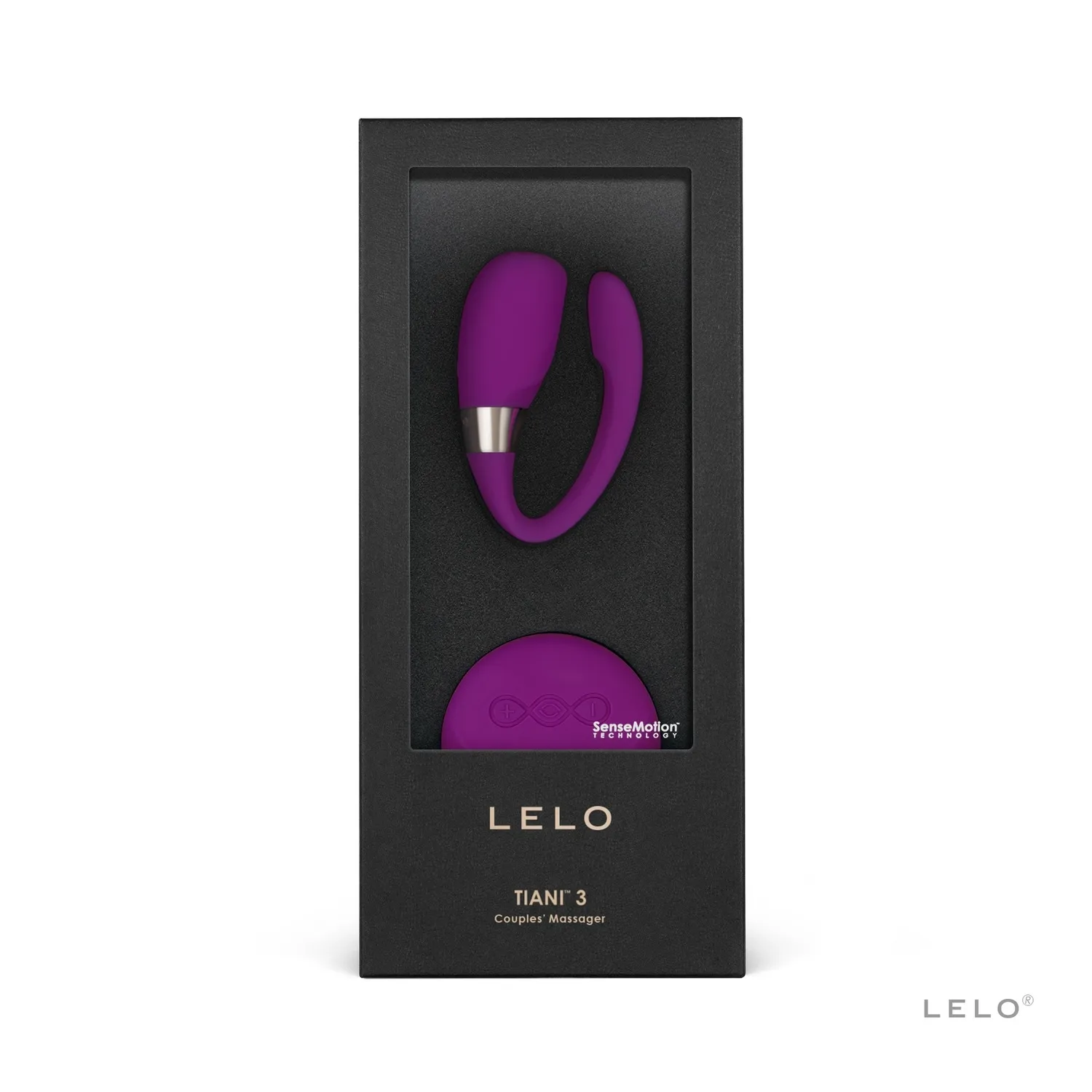 Масажер для пар LELO Tiani 3, 14,4 см (малиновий)