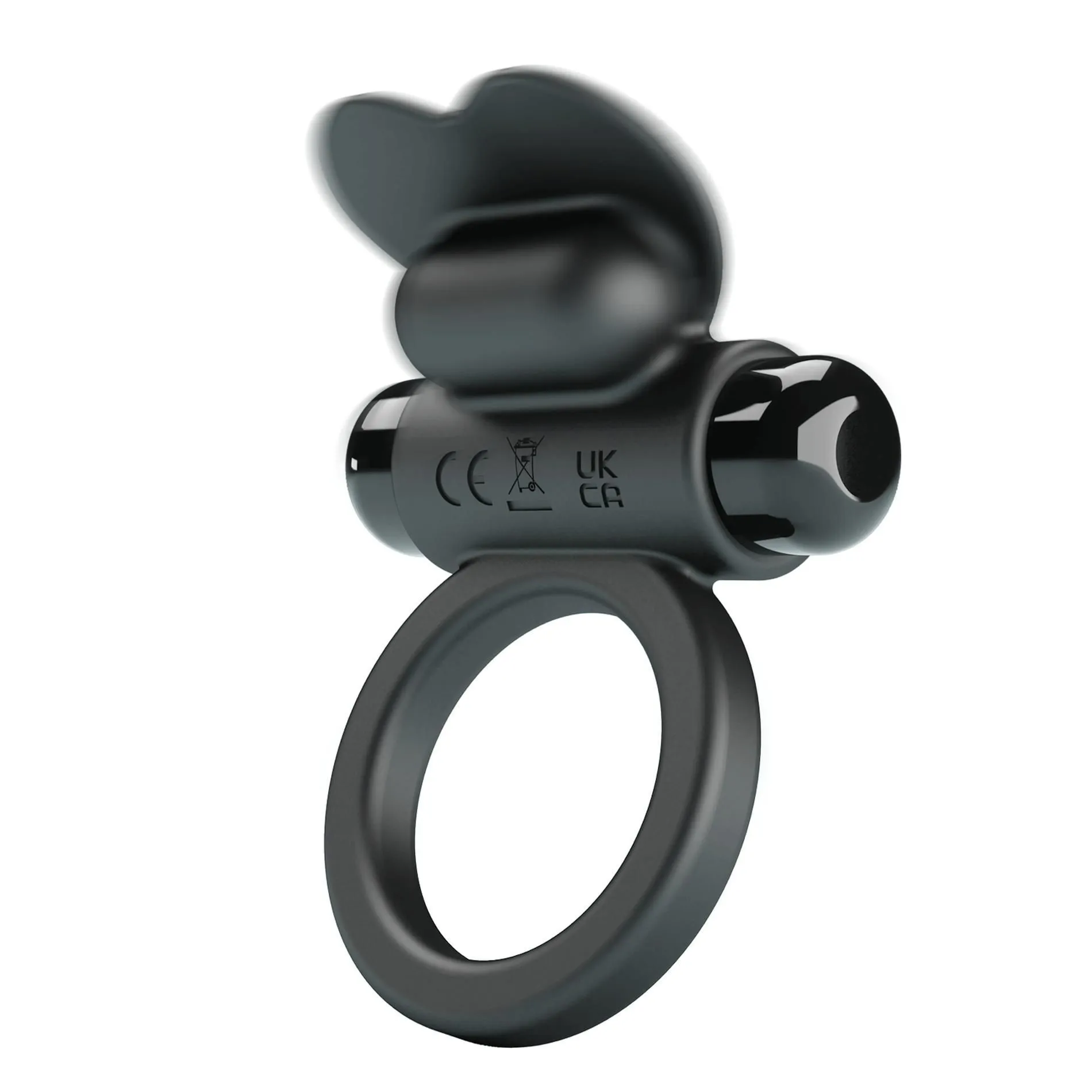 Віброкільце Pretty Love Vibrant Penis Ring Debonaire, 8,5 см (чорний)