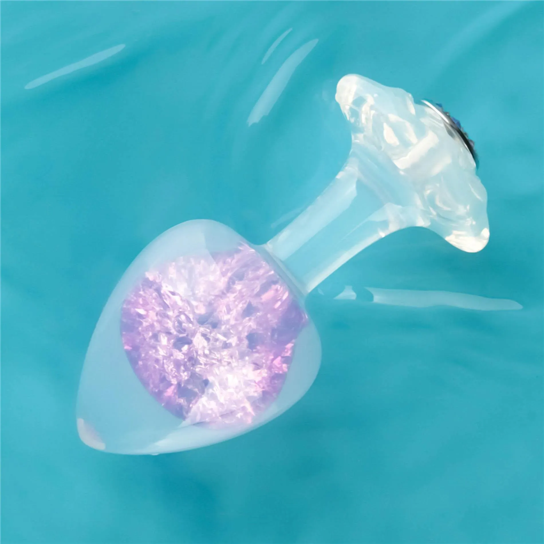 Lovetoy Gemoria - Korek analny, Fioletowy, 11.3 cm
