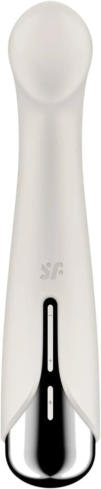 Вібратор Satisfyer Spinning G-Spot 1, 16,5 см (білий)