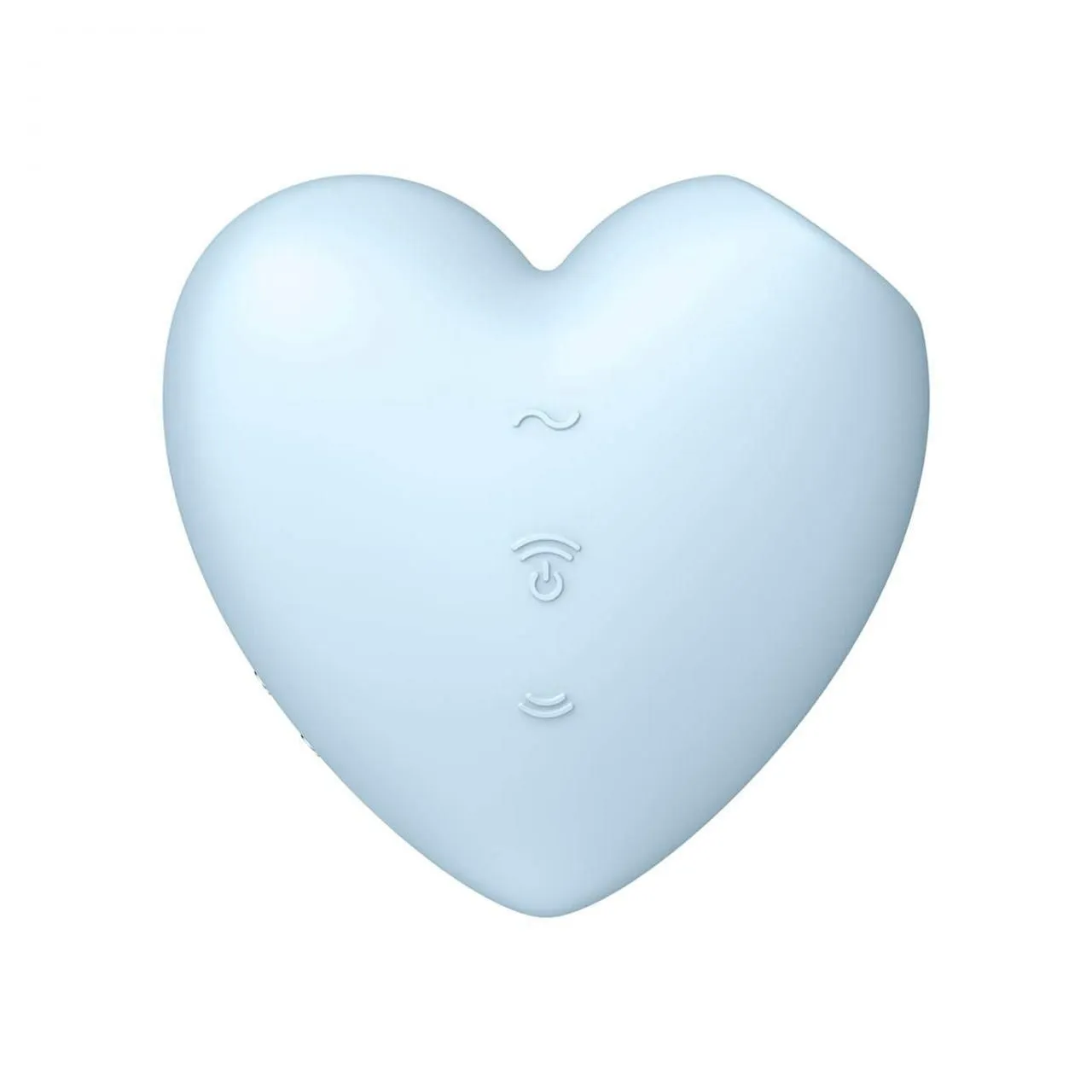 Вакуумний стимулятор клітора з вібрацією Satisfyer Cutie Heart (блакитний)