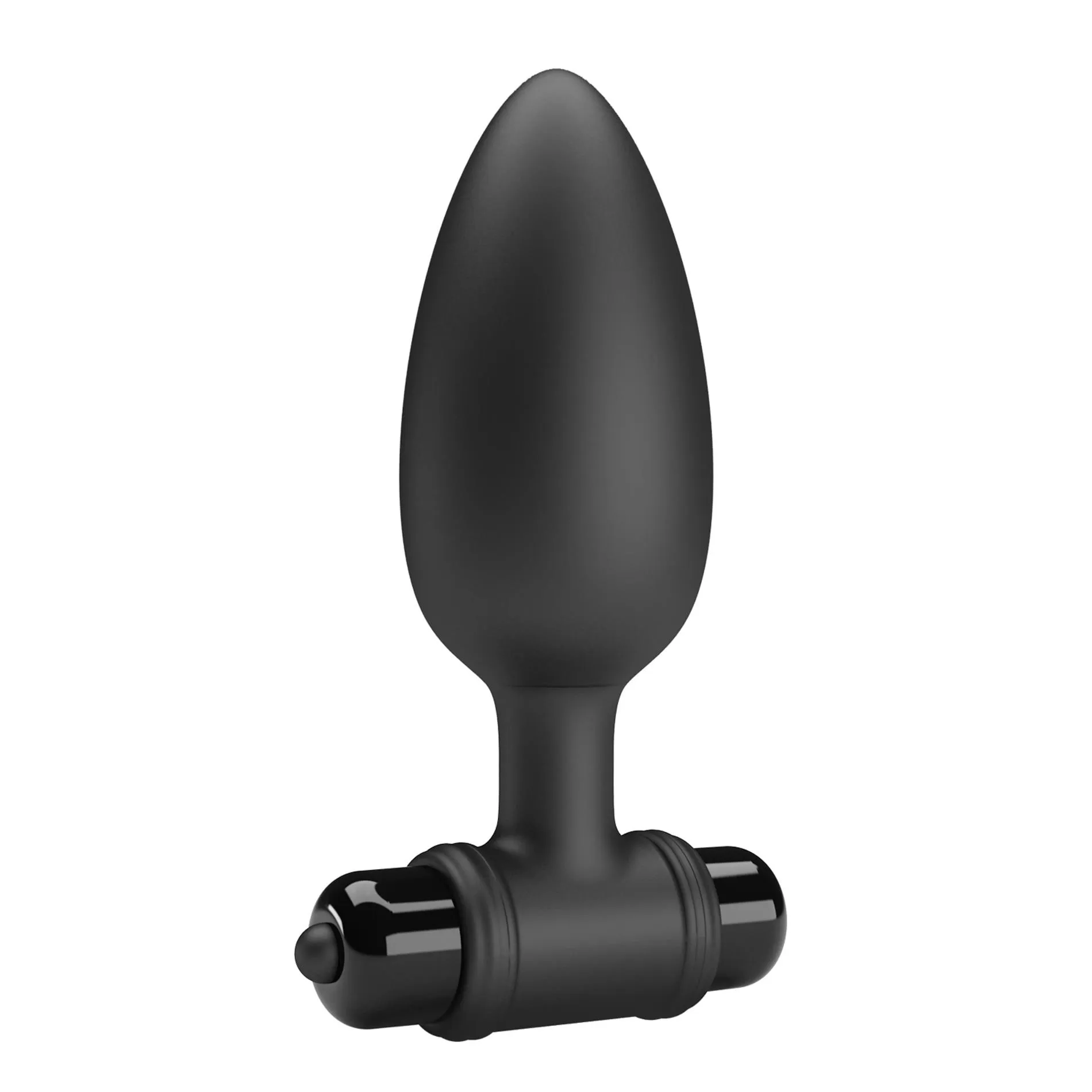 Mr. Play Vibrating Plug - Korek analny, Czarny, 11.8 cm