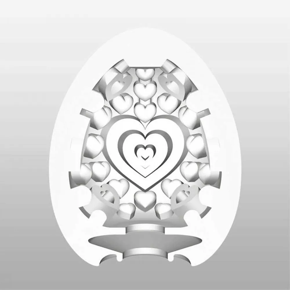 Tenga Egg Lovers - Masturbator jajko, Biały, 7 cm