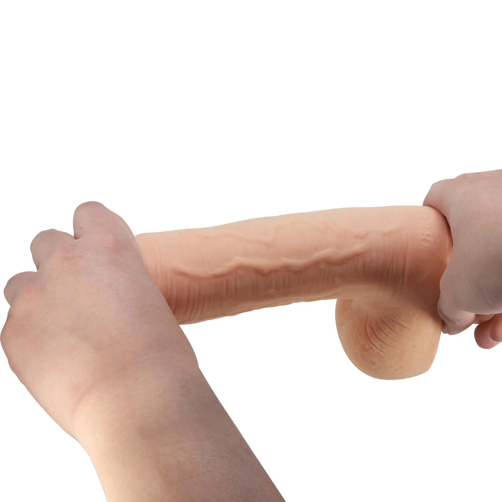 Pretty Love Sliding Skin 9.2'' - Dildo, W kolorze cielistym, 23.4 cm