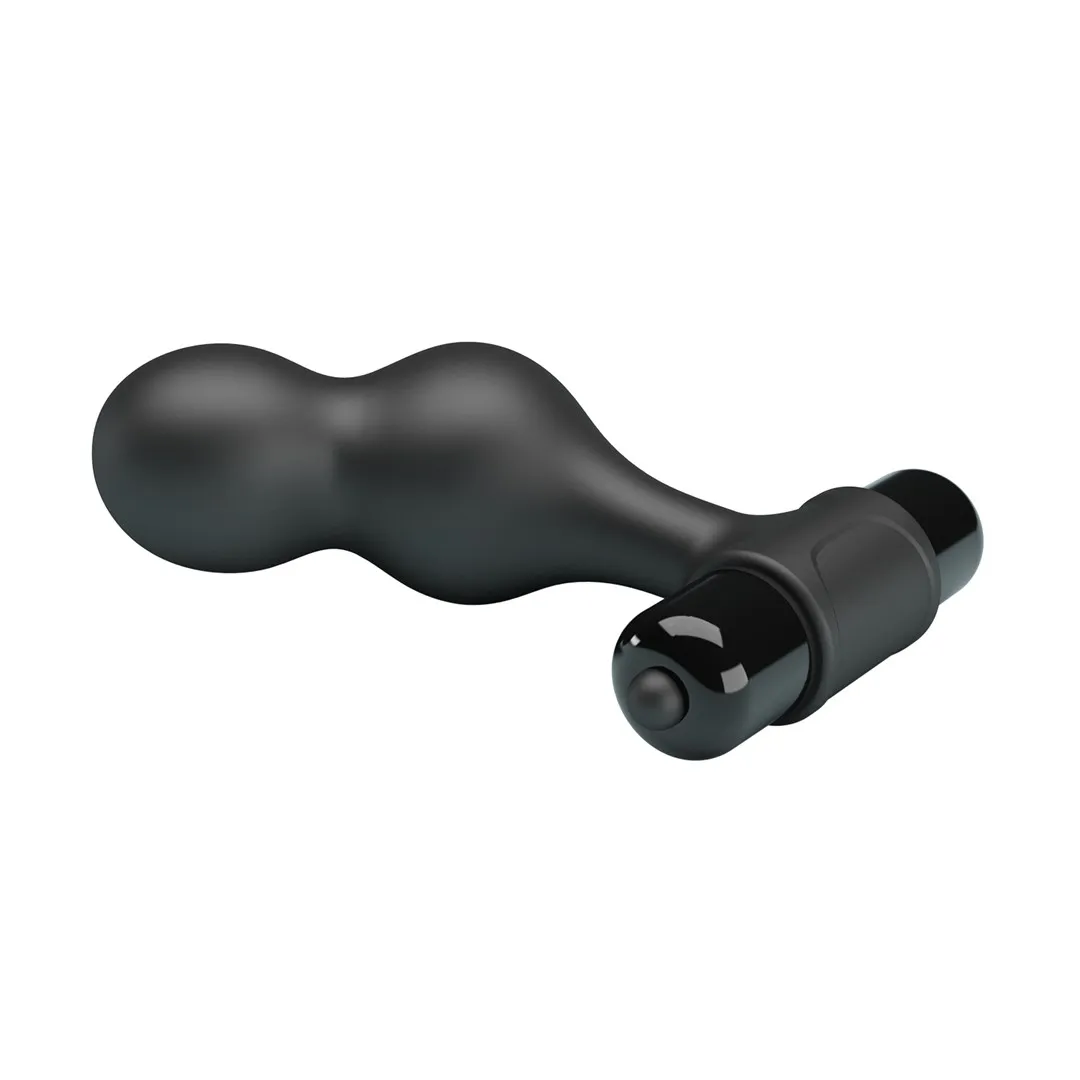 BAILE Super Rower - Korek analny, Czarny, 10 cm