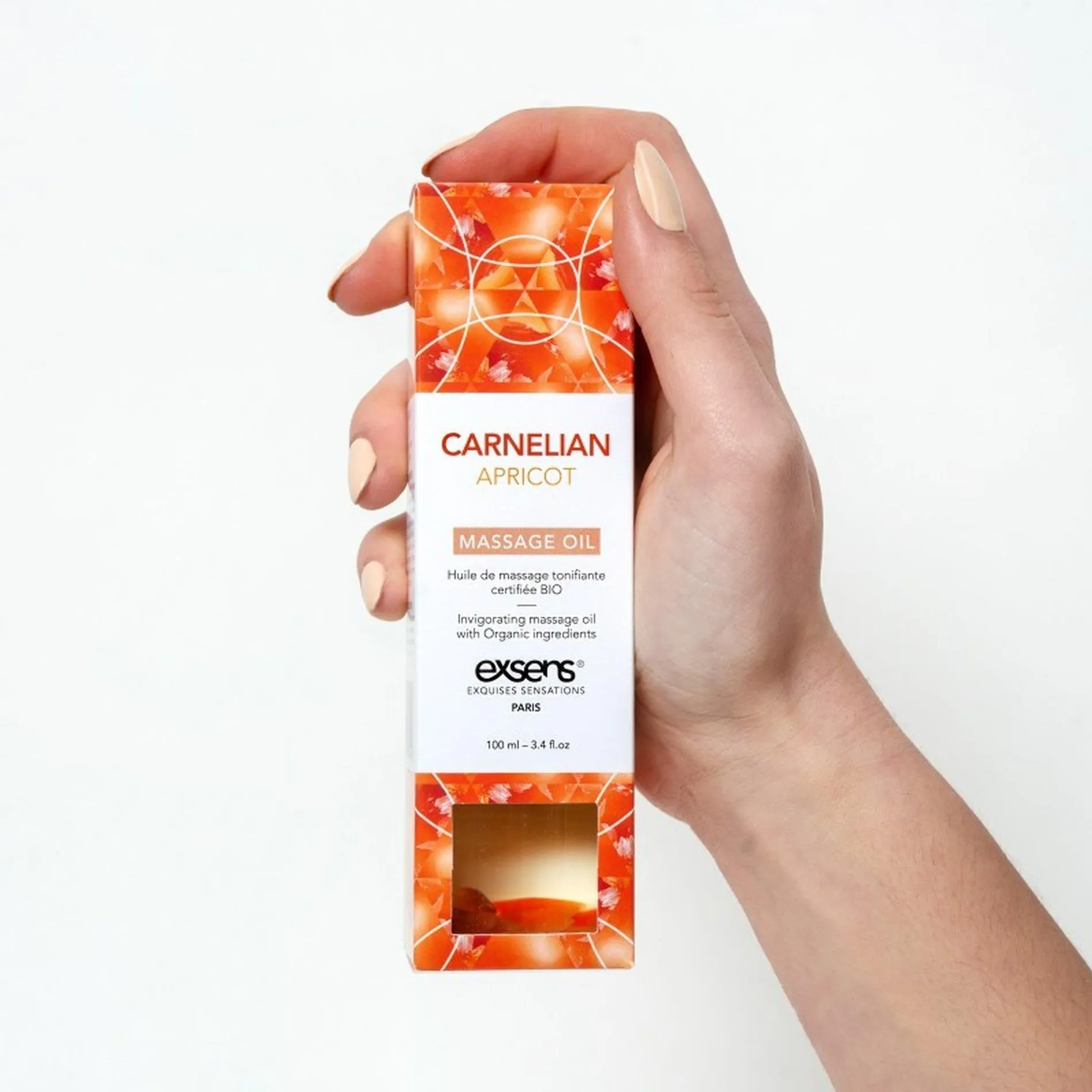 Масажна олія Exsens Carnelian Apricot Massage Oil, 100 мл