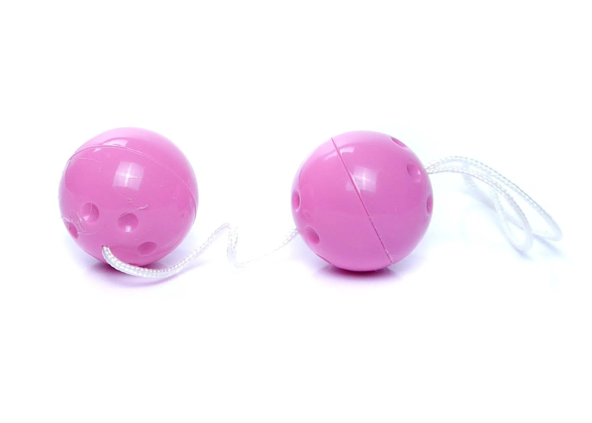 B - Series EasyLove Duo-Balls - Kulki gejszy, Fioletowy, 21 cm