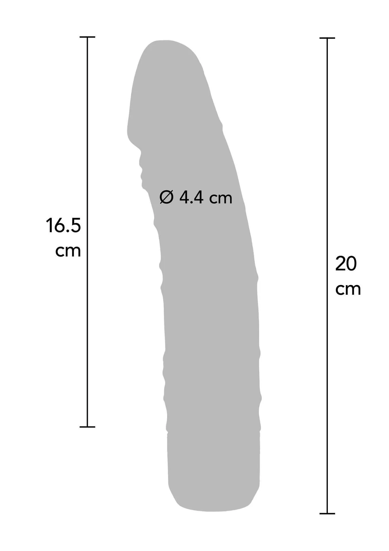TOYJOY Gold Dicker - Wibrator, Złoto, 20 cm
