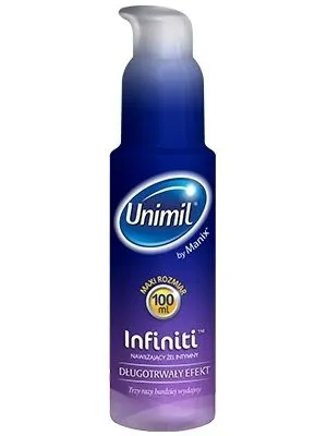 Unimil Infiniti - Lubrykant na bazie silikonu, Bezzapachowy, 100 ml