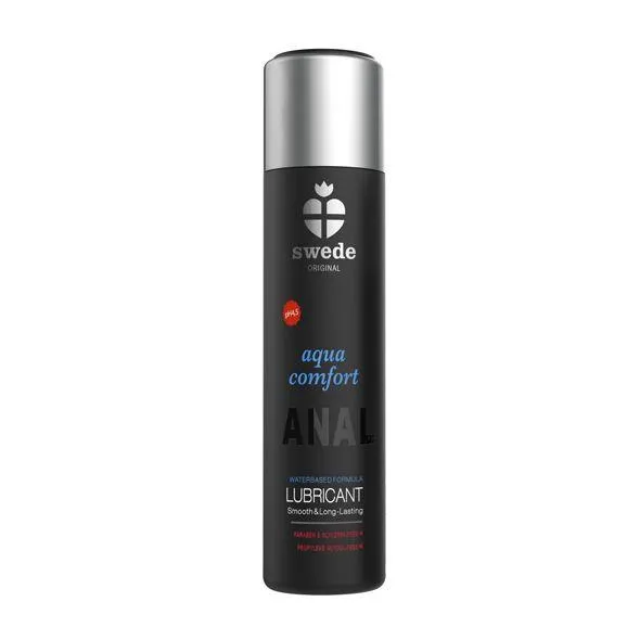 Swede Aqua Comfort Anal - Lubrykant na bazie wody, Bezzapachowy, 120 ml
