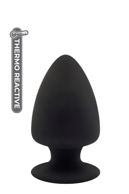 Анальна пробка Cheeky Love Premium Silicone Plug M, 11 см (чорний)