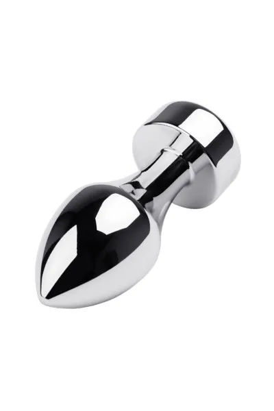 Toyfa Metal - Korek analny, Srebro, 9.5 cm