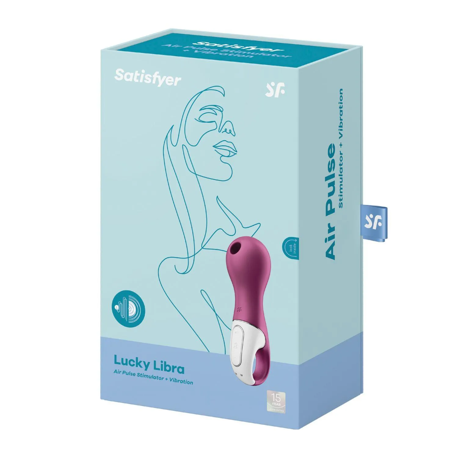 Вакуумный стимулятор клитора с вибрацией Satisfyer Lucky Libra (сиреневый)