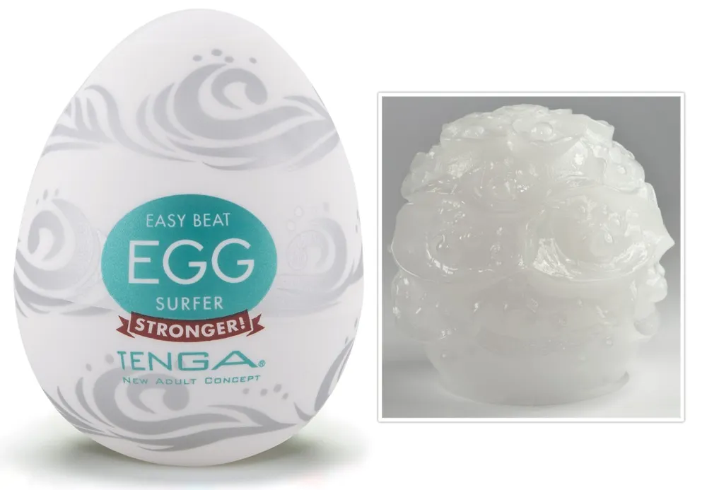 Tenga Egg Hard Boild Pack - Zestaw masturbatorów, Biały