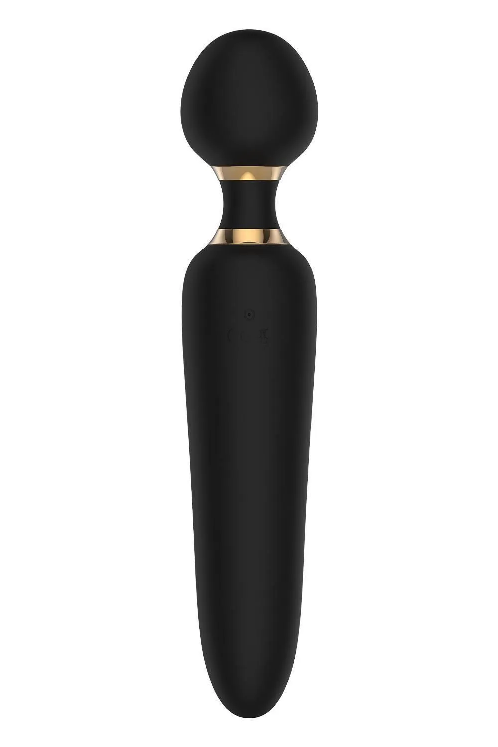 Dreamtoys Elite Dual Wand Vibe - Wibromasażer, Czarny, 23 cm