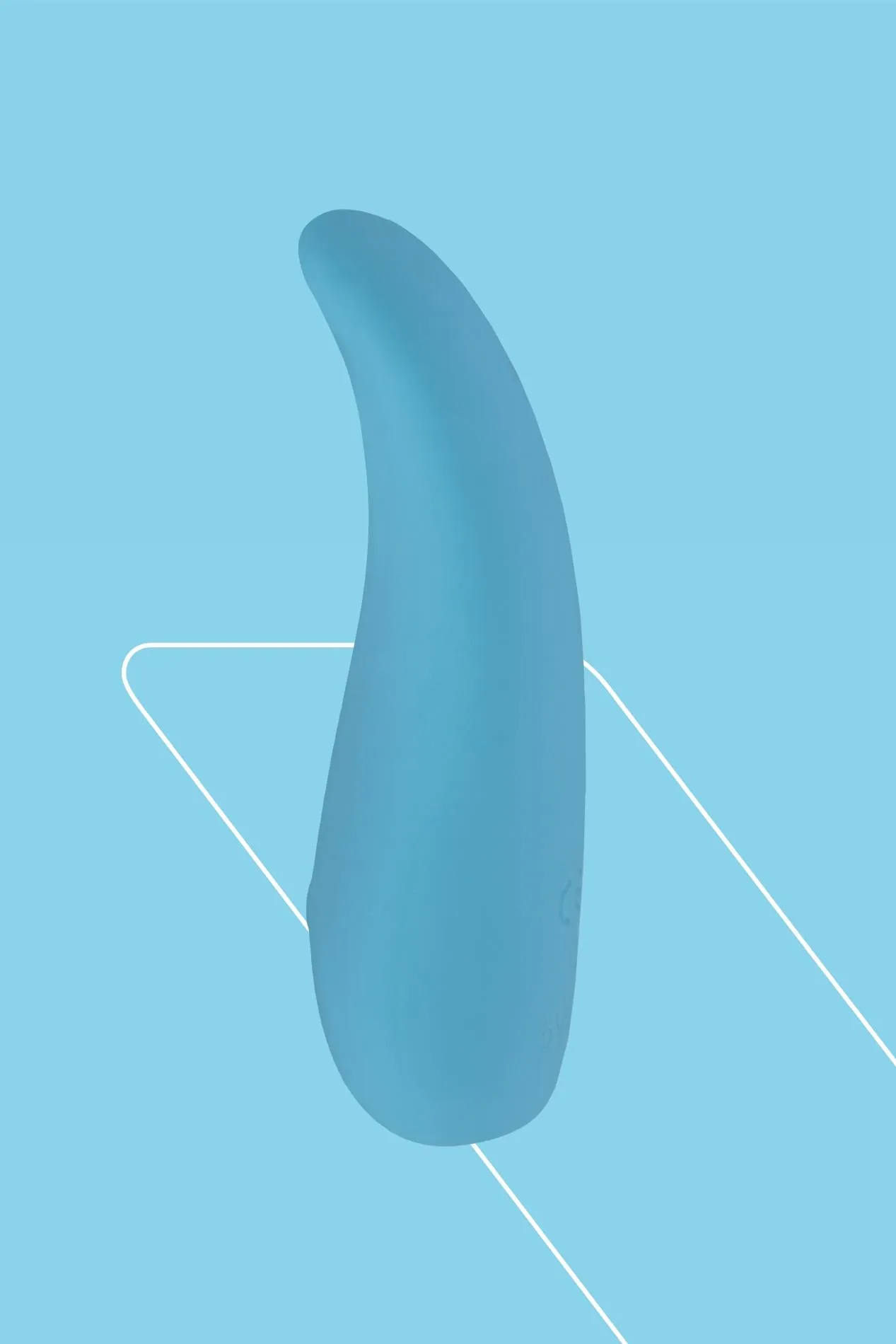 FairyGasm ThrillLeaf - Wibrator, Niebieski, 9, 8 cm