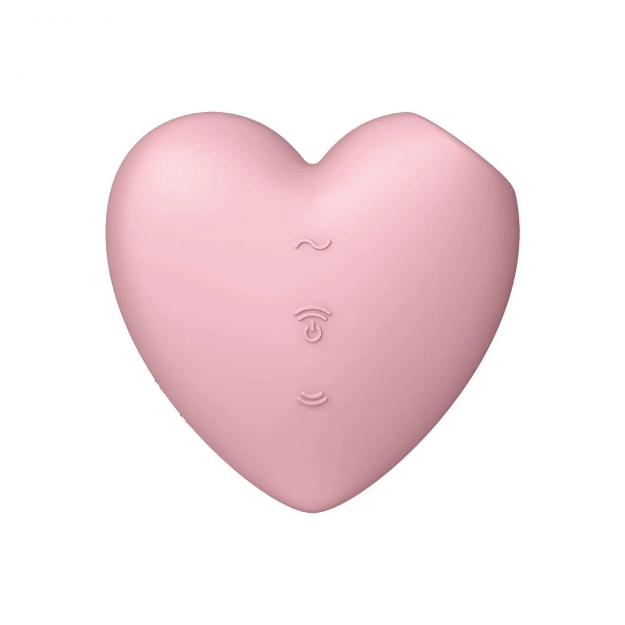 Satisfyer Cutie Heart - Bezdotykowy stymulator łechtaczki z wibracjami, Różowy, 7.8 cm