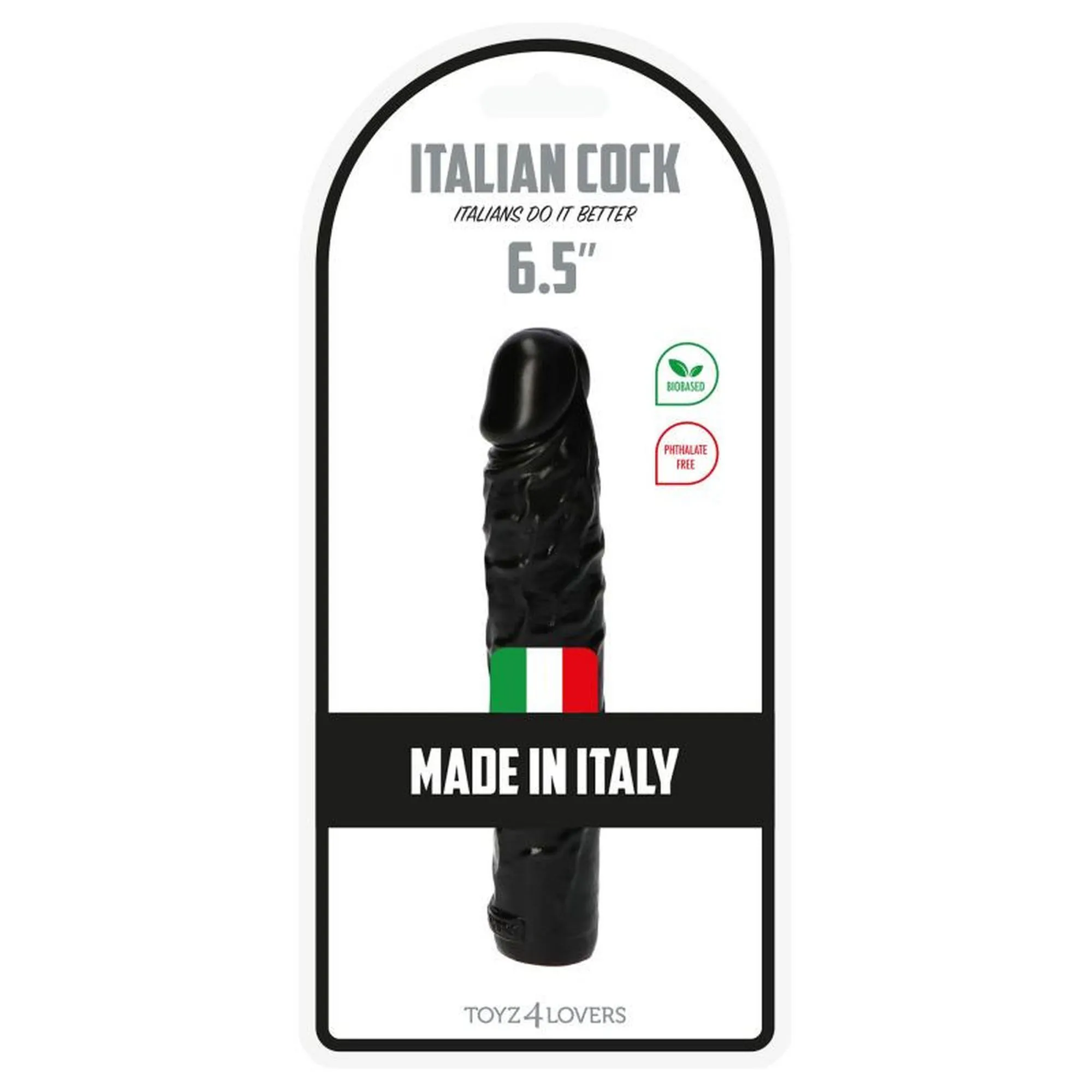 Toyz4lovers Zeno - Dildo, Czarny, 16.5 cm