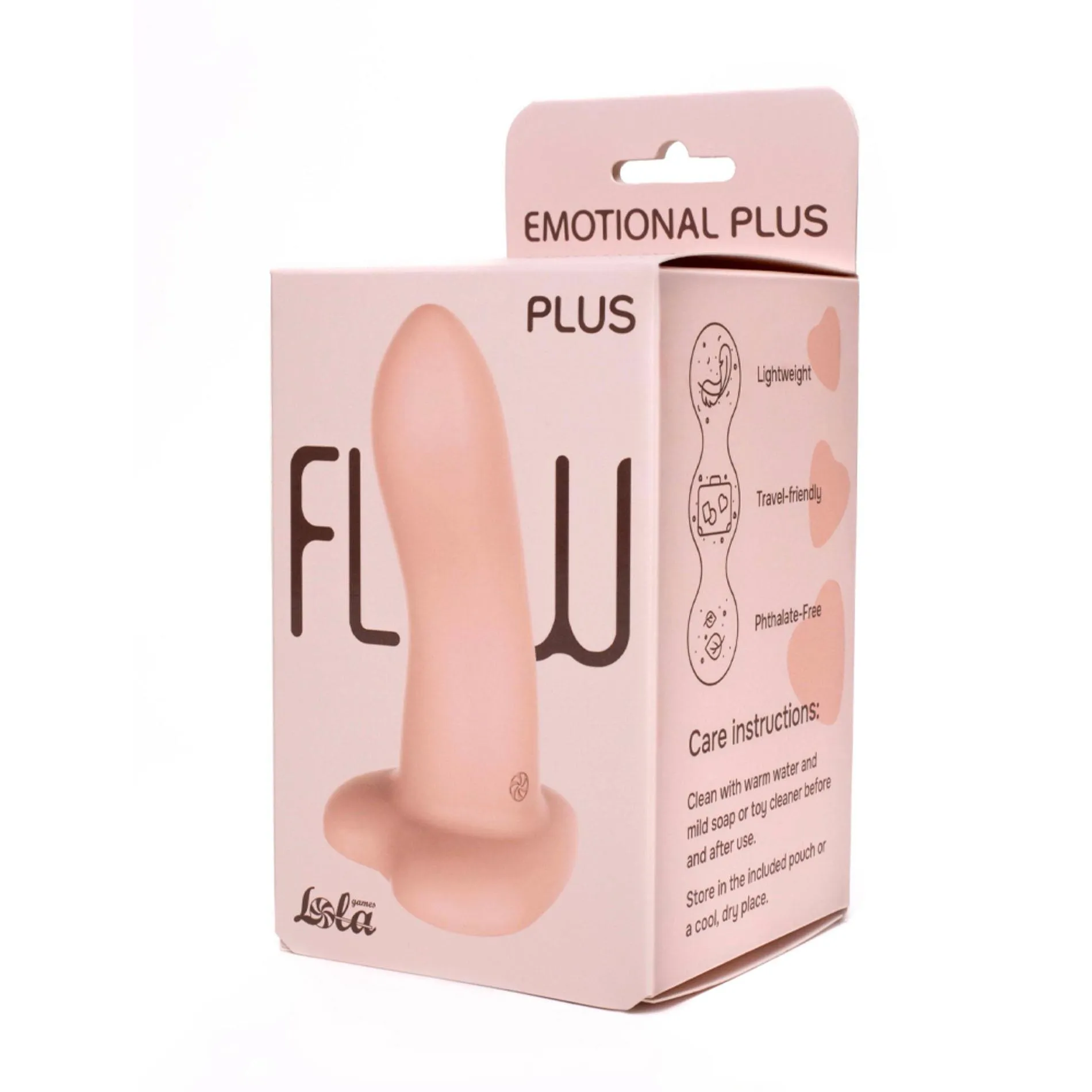 Фаллоимитатор Lola Games Flow Emotional Plus, 13 см (телесный)