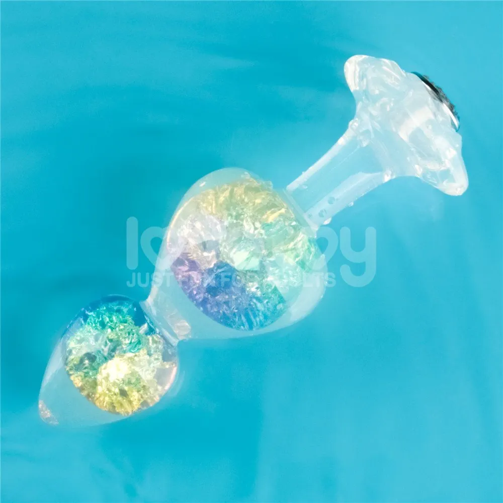 Lovetoy Gemoria - Korek analny, Przezroczysty, 15 cm