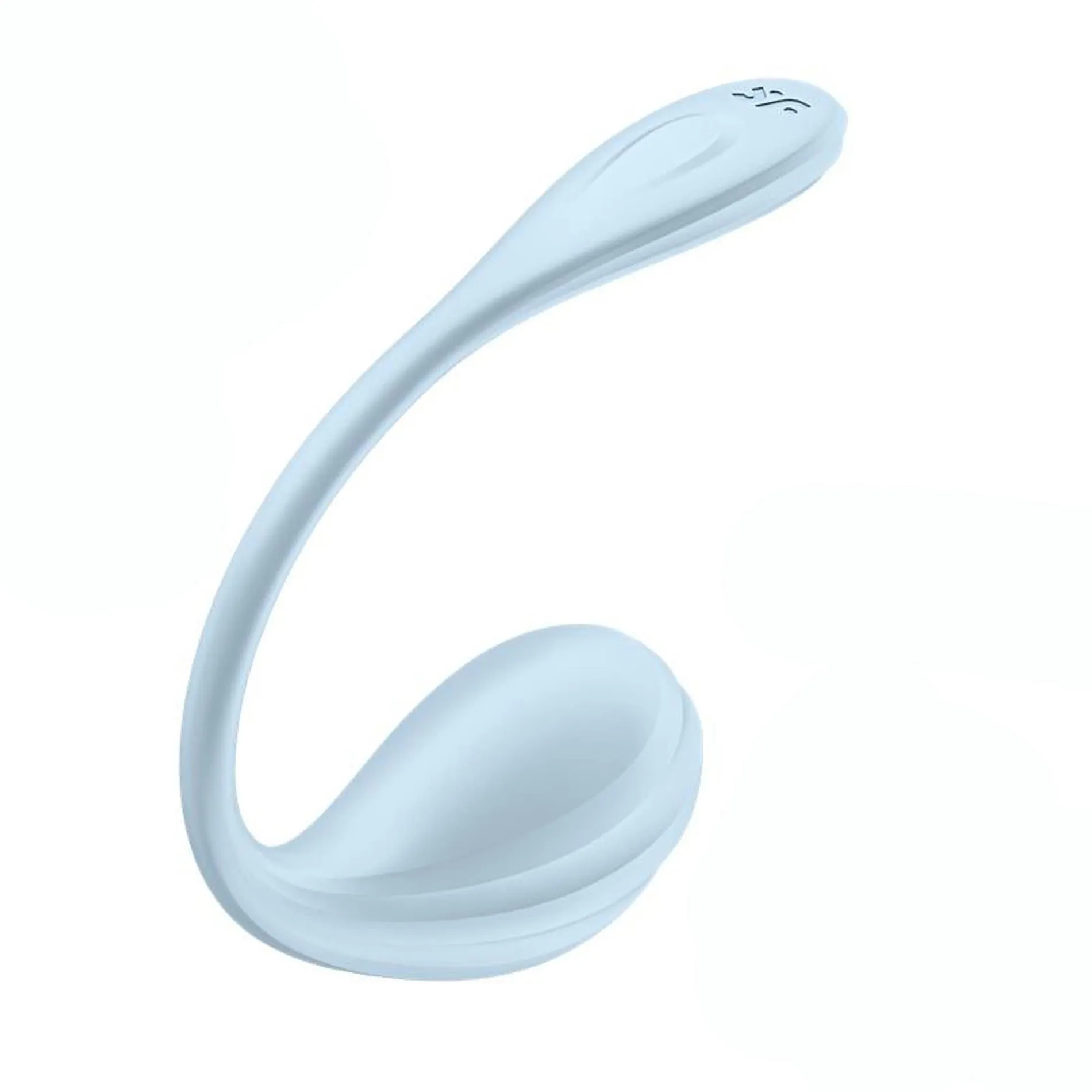 Віброяйце Satisfyer Smooth Petal (блакитний)