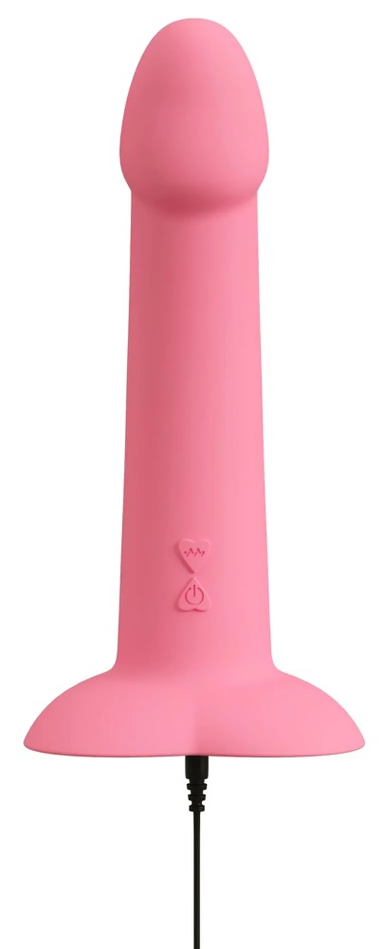 You2Toys Heart Guy - Wibrator, Różowy, 19 cm