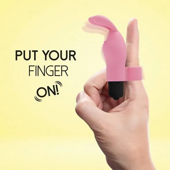Вібратор на палець FeelzToys Magic Finger, 10 см (рожевий)