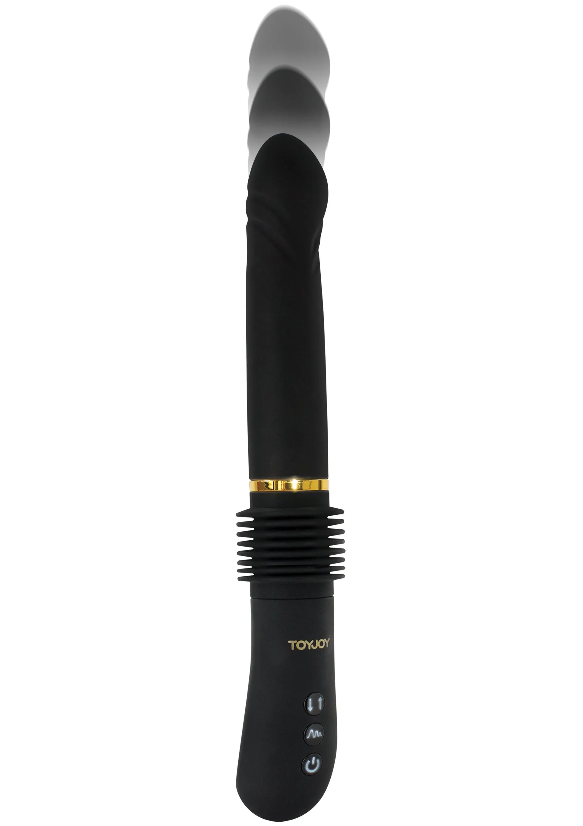 Вібратор Toy Joy Magnum Opus Thruster, 30 см (чорний)