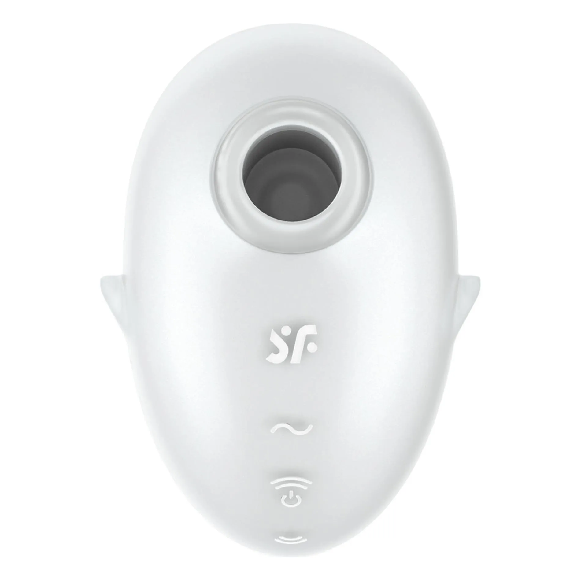 Вакуумный стимулятор клитора с вибрацией Satisfyer Cutie Ghost (белый)