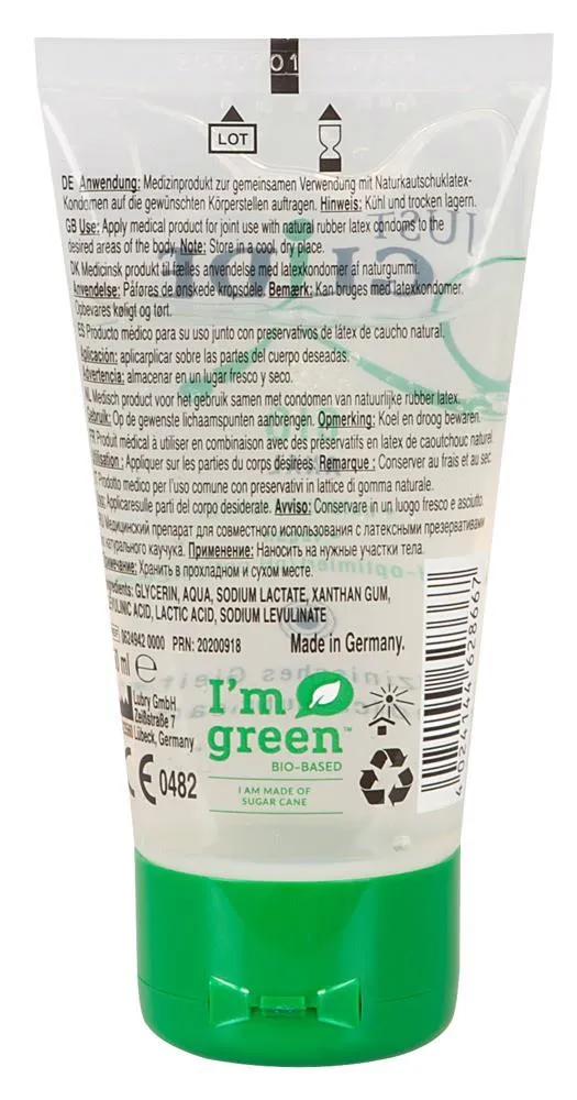 Just Glide Bio Anal - Lubrykant analny na bazie wody, Bez smaku, 50 ml