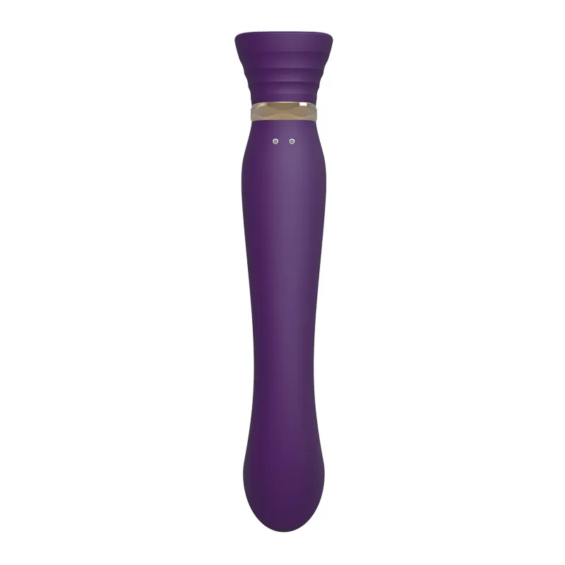 Вибратор Zalo Queen G-Spot Pulse Wave, 21,5 см (фиолетовый)