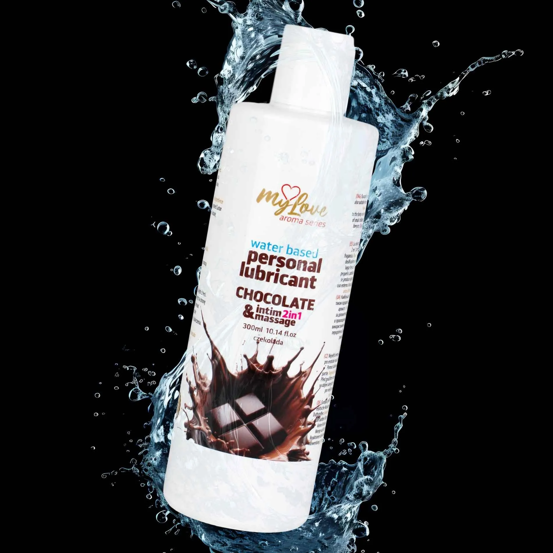 MyLove Aroma Series Intim&Massage 2in1 Chocolate - Lubrykant, Czekolada, 300 ml