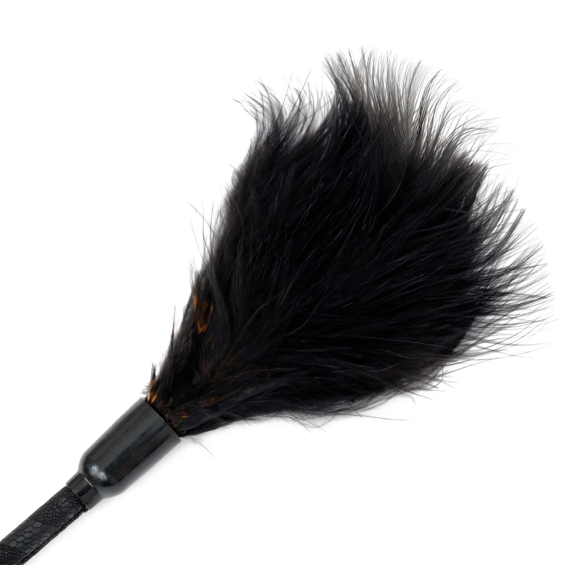 Fetish B - Series Tickler & Whip 3.0 - Szpicruta, Czarny, 41 cm