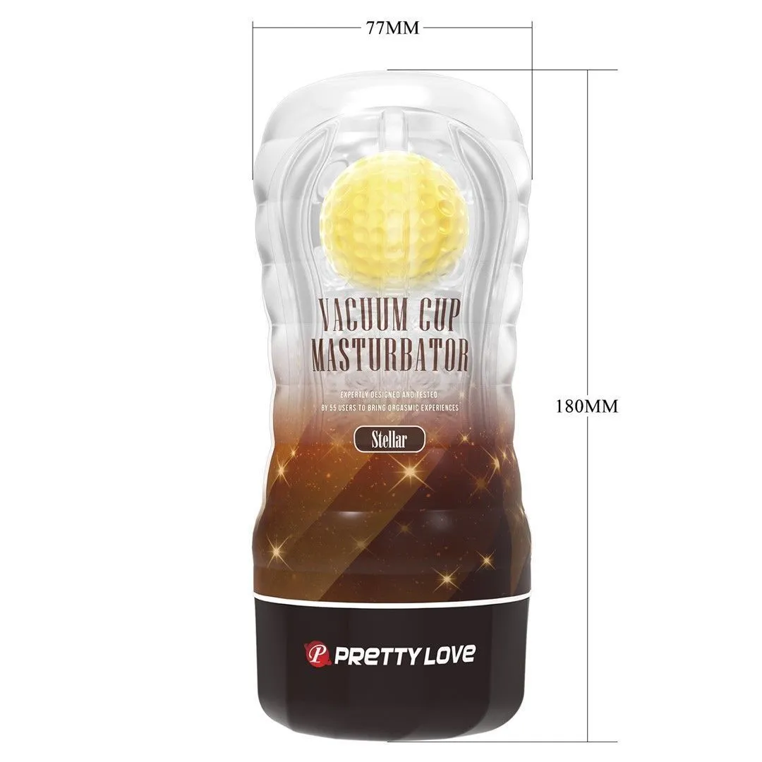 Мастурбатор Pretty Love Vacuum Cup (прозорий)