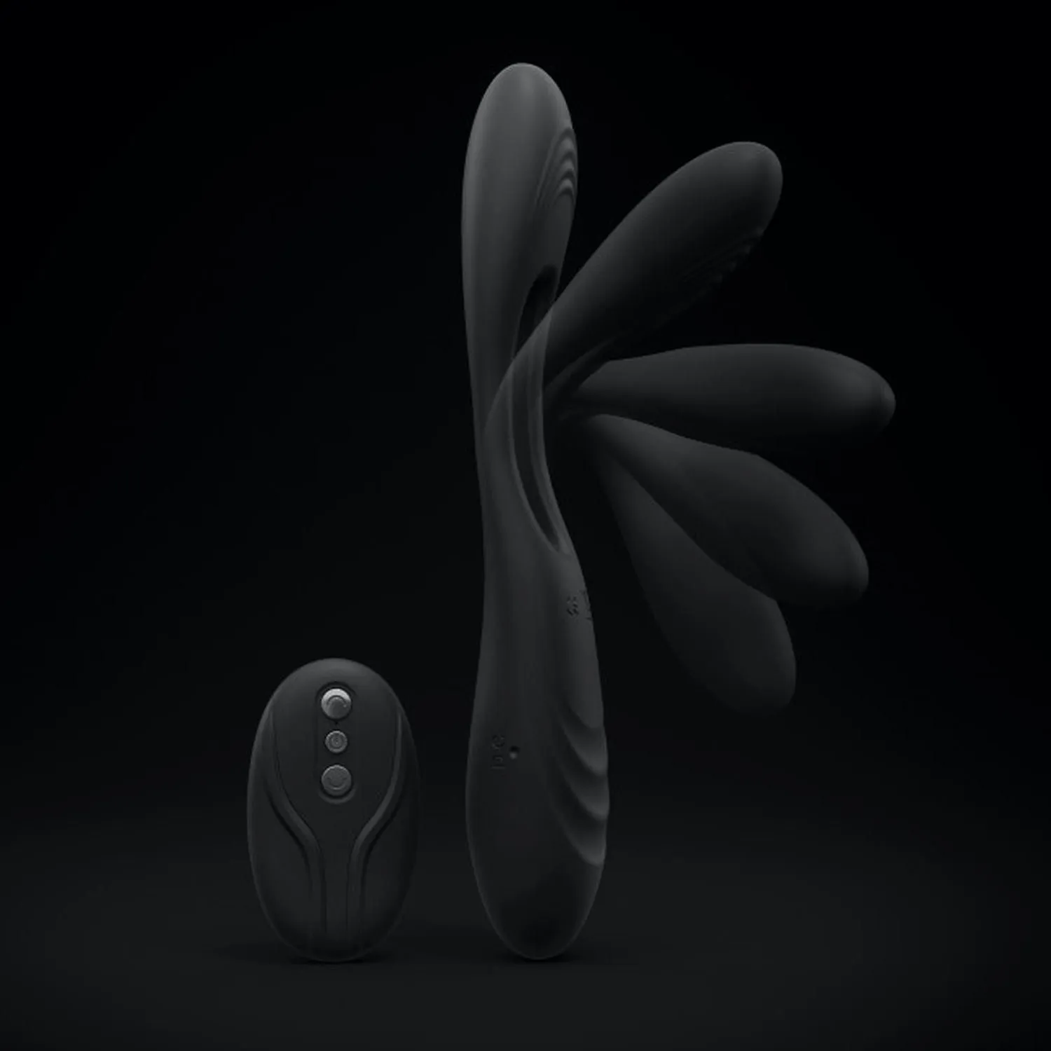 Вібратор для пар Dorcel Multi Joy, 20 см (чорний)