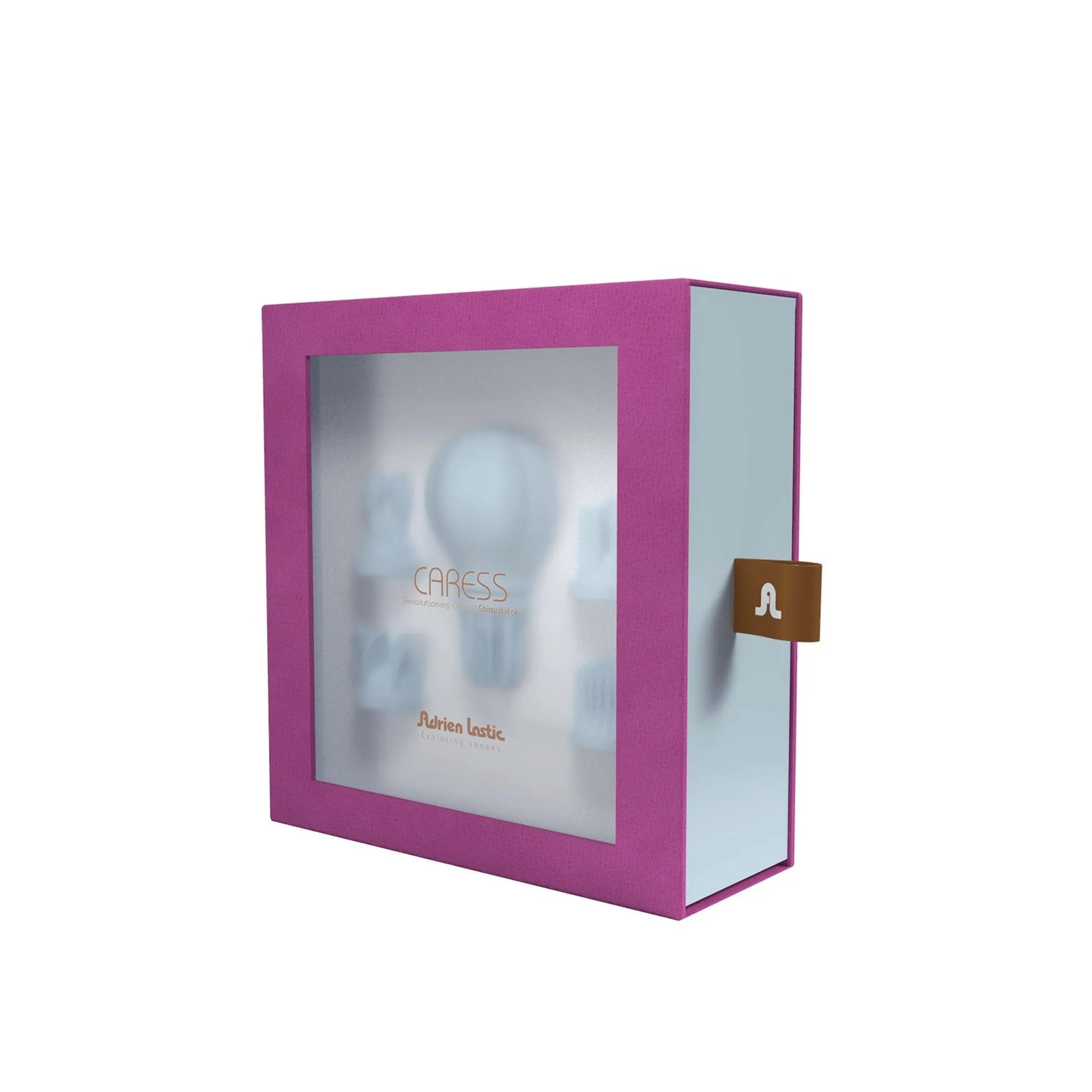 Adrien Lastic Caress - Wibrator łechtaczkowy, Niebieski, 9 cm
